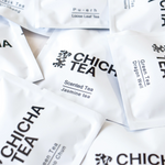 CHICHATEA 3g loose leaf tea sample packets in white packaging