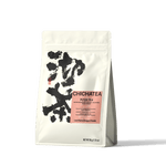 CHICHATEA Pu-erh Tea pouch with product label and black tea leaf graphic