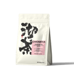 CHICHATEA scented tea pouch packaging with a pink label for floral loose leaf tea